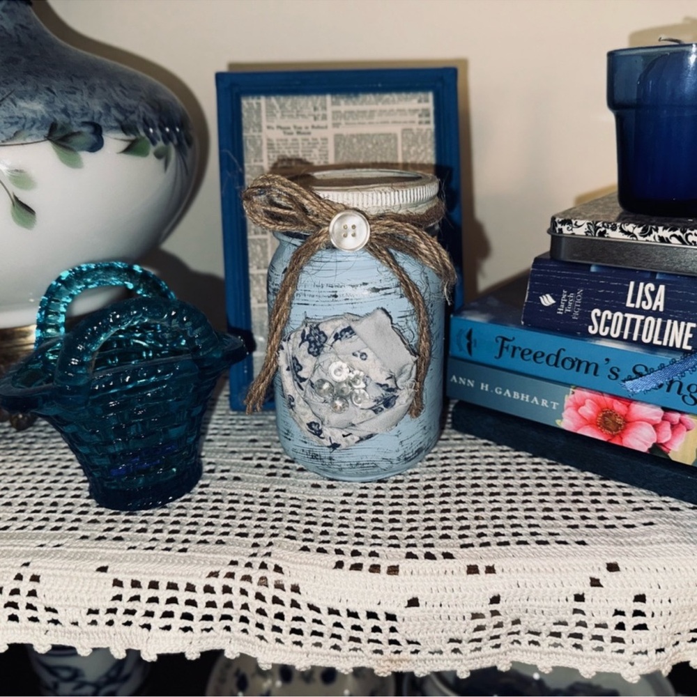Shabby Chic Decorative Jars